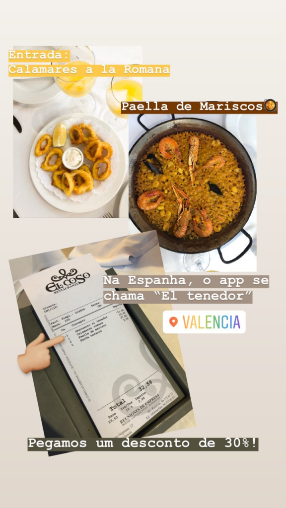 Paella na Espanha com 30% de desconto no the fork.