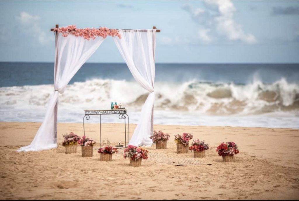 Casamento em Fernando de Noronha.