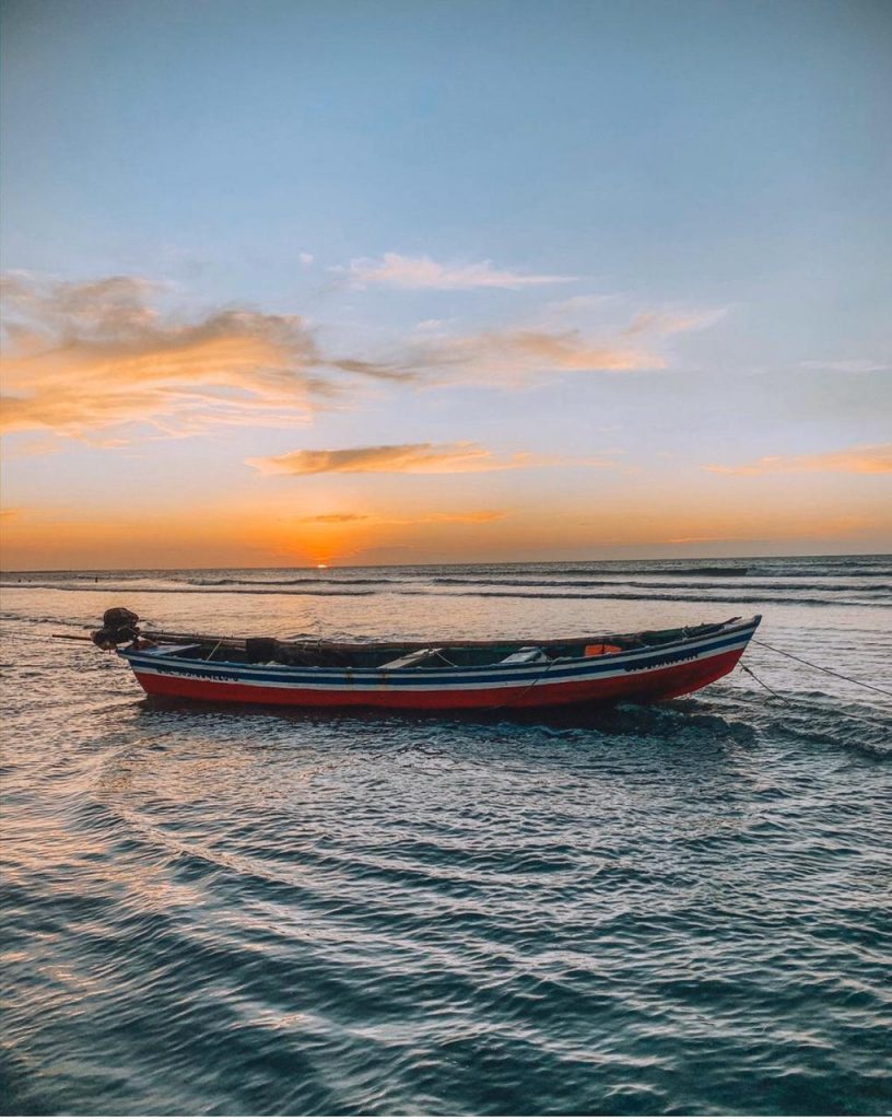 Fim de tarde na Praia Principal de Jeri