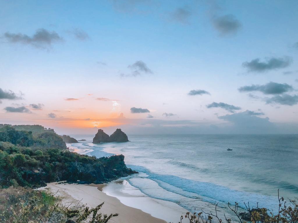 Pôr do Sol em Noronha no Mirante do Boldró