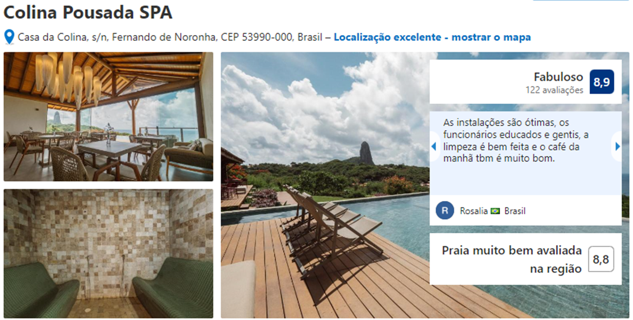 Colina Pousada SPA, Vila do Trinta - Fernando de Noronha.