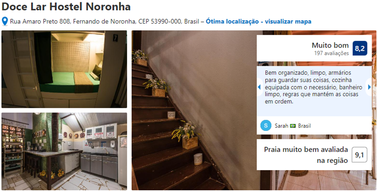 Doce Lar Hostel, Floresta Velha - Fernando de Noronha.