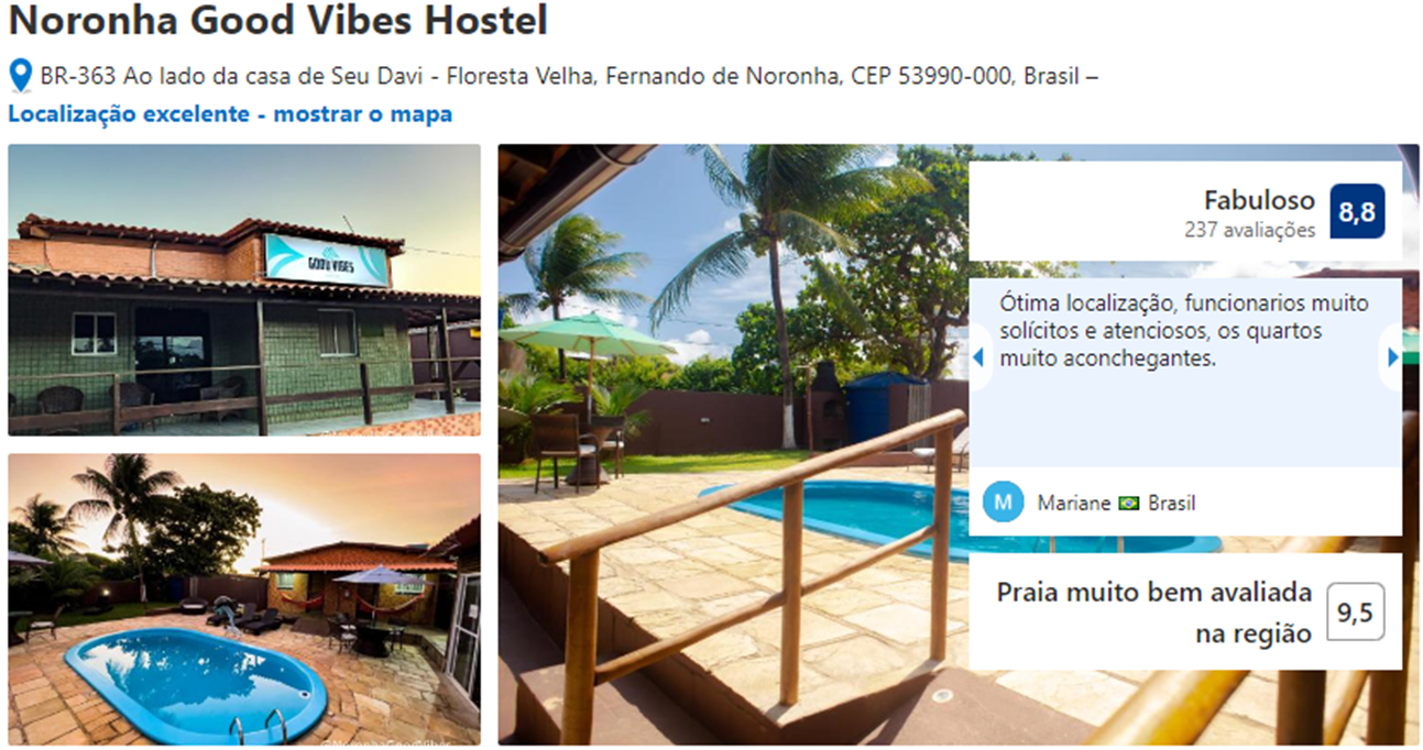 Noronha Good Vibes Hostel, Floresta Velha - Fernando de Noronha.