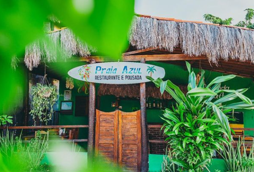 Onde comer em Icaraizinho de amontada, restaurante Praia Azul.